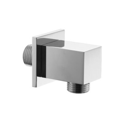 Square Outlet Elbow – Chrome