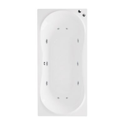 Comet 10 Jet Whirlpool Bath – 1800 x 800mm