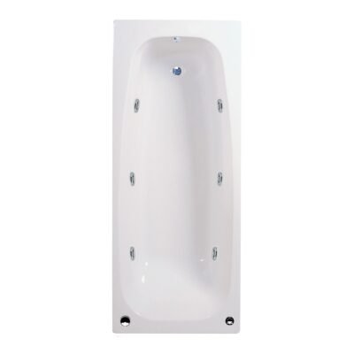 Caymen 6 Jet Whirlpool Bath – 1700 x 700mm