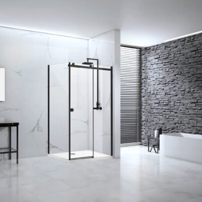 Aquaglass Sphere Matt Black Slider