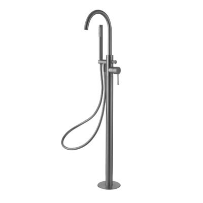 Mineral Freestanding Bath Shower Mixer – Matt Grey