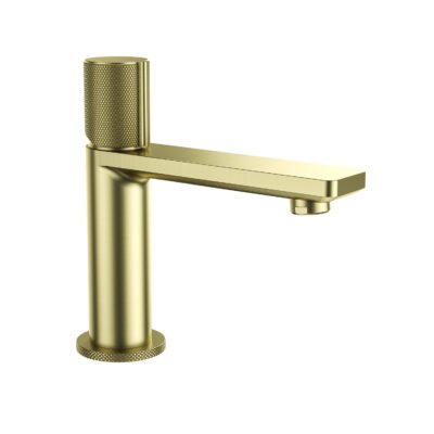 Azar Basin Mixer – Brushed Brass