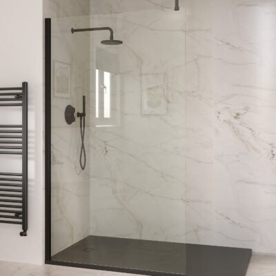 Aquaglass Elite Walk-In – Clear Glass
