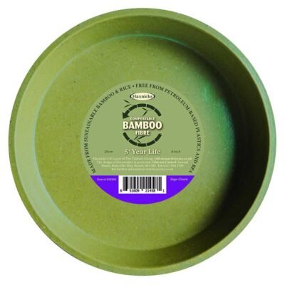 Bamboo Saucer Sage Green 8" - (5)