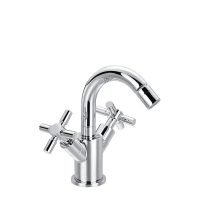 XL mono bidet mixer with clicker waste set