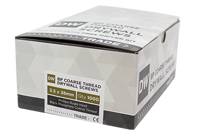 Drywall Screws - Black Phosphate Coarse Thread