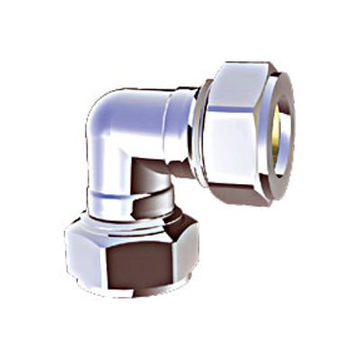 22mm CHROME COMPRESSION ELBOW