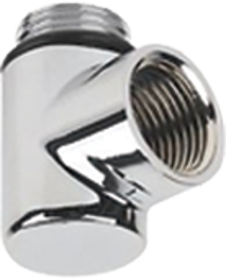 DUAL FUEL ELBOW CHROME 1/2"