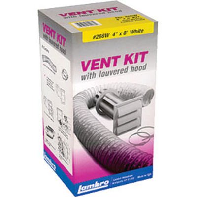 LOUVERED VENT KIT VINYL DT