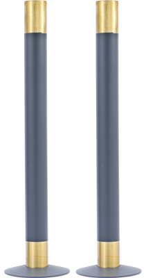 15mm RAL7012 15mm Pipe and Rossettes RAL7012 690227