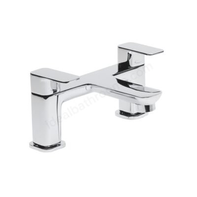 Tavistock Haze 2 Tap Hole Deck Mounted Bath Filler - Chrome