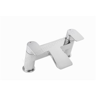 Essential Pisco Bath Filler 2 Tap Holes - Chrome