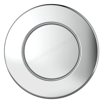 Armitage Shanks Septa Pro XS Pneumatic Single Push Button, No Logo, Chrome