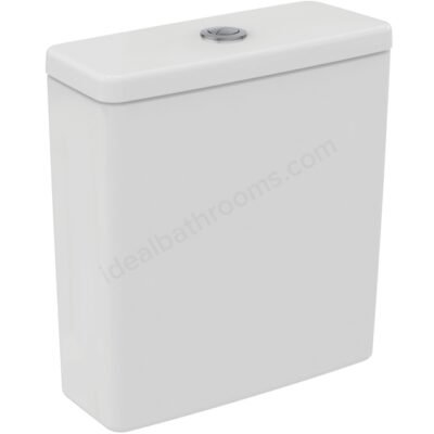 Ideal Standard i.life A & S Close Coupled Compact Cistern; Dual Flush Valve with Bottom Supply and Internal Overflow; White