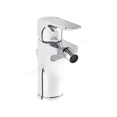 VitrA Root Round Bidet Mixer With Pop-Up Waste - Chrome