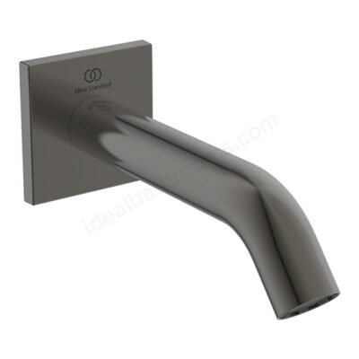 Atelier Joy Neo 180mm bath spout; magnetic grey