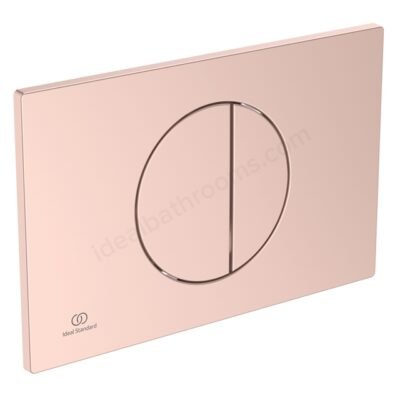 Ideal Standard Oleas M5 Round Dual Flush Flushplate - Rose