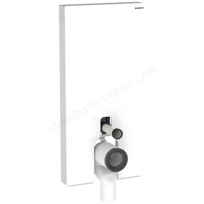 Geberit Monolith Plus 1010mm Installation Frame for Floor-Standing WC White Glass