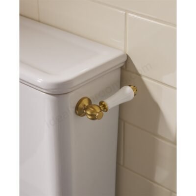Tavistock Marston Coupled Cisten 6/4L with Brass Handle