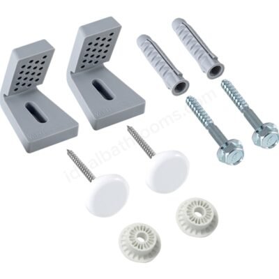 Geberit fastening material for floor-standing WC and floor-standing bidet, fastening to the floor