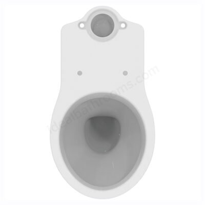 Armitage Shanks Sandringham 21 Raised Height Close Coupled Toilet Bowl With Horizontal Outlet