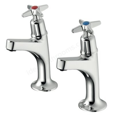 Armitage Shanks Sandringham 21 High Neck Sink Pillar Taps