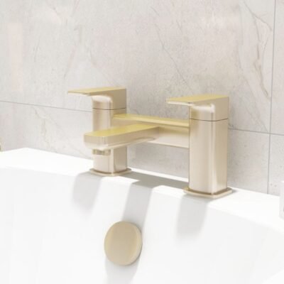 bath filler in Brushed Brass