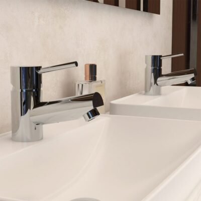 basin pillar taps pair