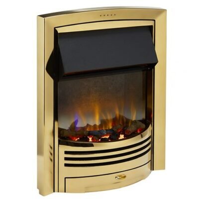 Dimplex 3D Glencoe Brass Electric Inset Fire