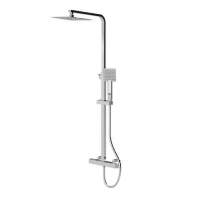 Crystal II Shower Set Chrome