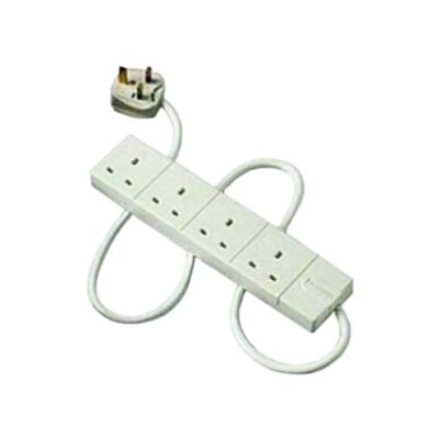 13A 4 GANG EXTENSION SOCKET + 2M LEAD (1.0MM 3CORE
