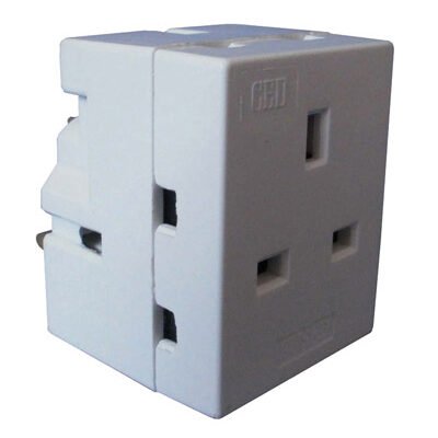 13A adaptor 2 way