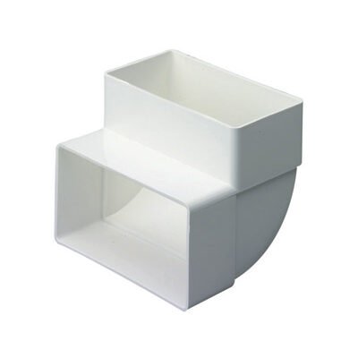 90 degree rectangular to rectangular white