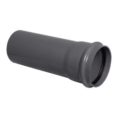 FLOPLAST 3m s/skt 110mm soil pipe anthracite