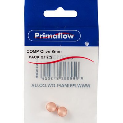 (1 = PK 2) PS COMP Copper Olive 8mm