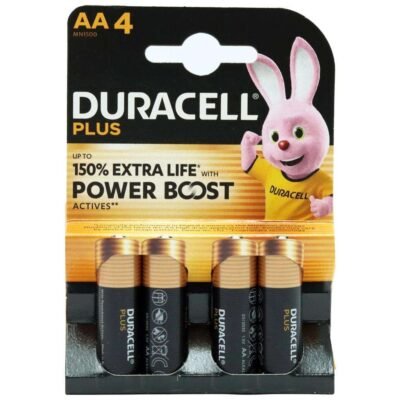 DURACELL POWER BOOST AA BATTERY (4INPACK)MN1500B4