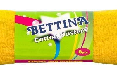 BETTINA 8 pc Yellow Duster 100% Cotton