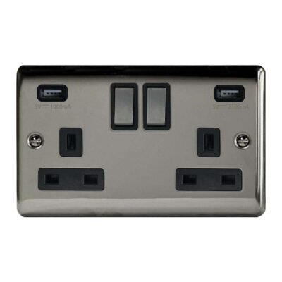 13A Socket 2 USB Outlets