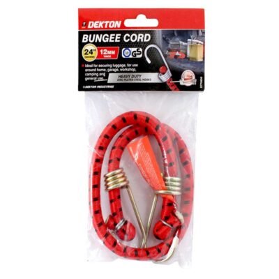 DEKTON 24" X 12MM HEAVY DUTY BUNGEE CORD, DT70650
