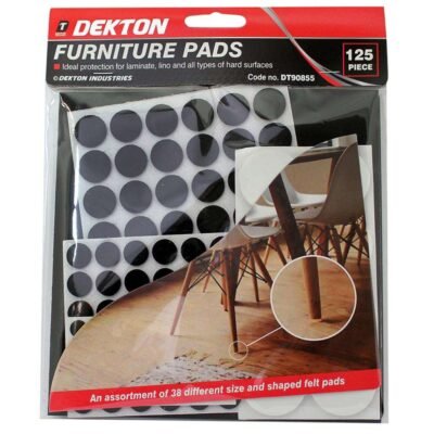 DEKTON 125 PIECE FURNITURE PADS, DT90855