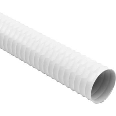 100mm White Flexible PVC Hose