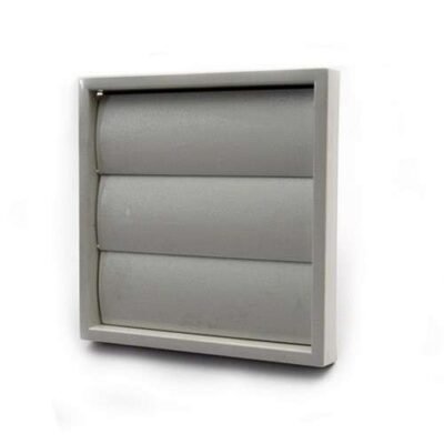 4" 100MM EXTERNAL GRAVITY FLAP BACKDRAFT SHUTTER-GR