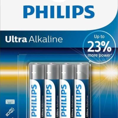 PHILIPS ULTRA ALKALINE BATTERY AAA(4 IN A PACK)