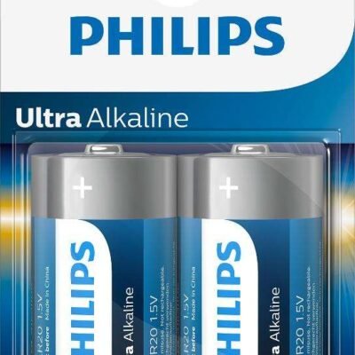 PHILIPS ULTRA ALKALINE BATTERY D TYPE(2 IN A PACK)