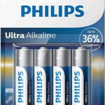 PHILIPS ULTRA ALKALINE BATTERY AA(4 IN A PACK)