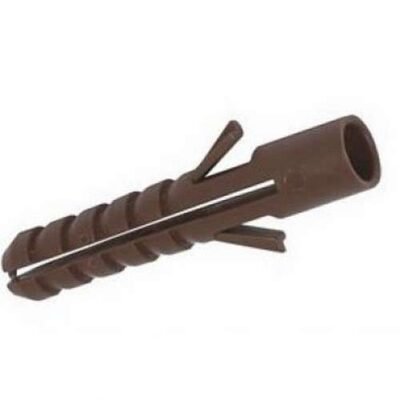 Brown Wall Rawl Plugs, Drill Size 7.0mm (35mm) (100)