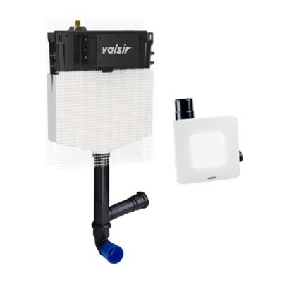 VS0858322UK VALSIR FLUSHING TROPEA S ARIAPUR100LED MECH IN-WALL D.90